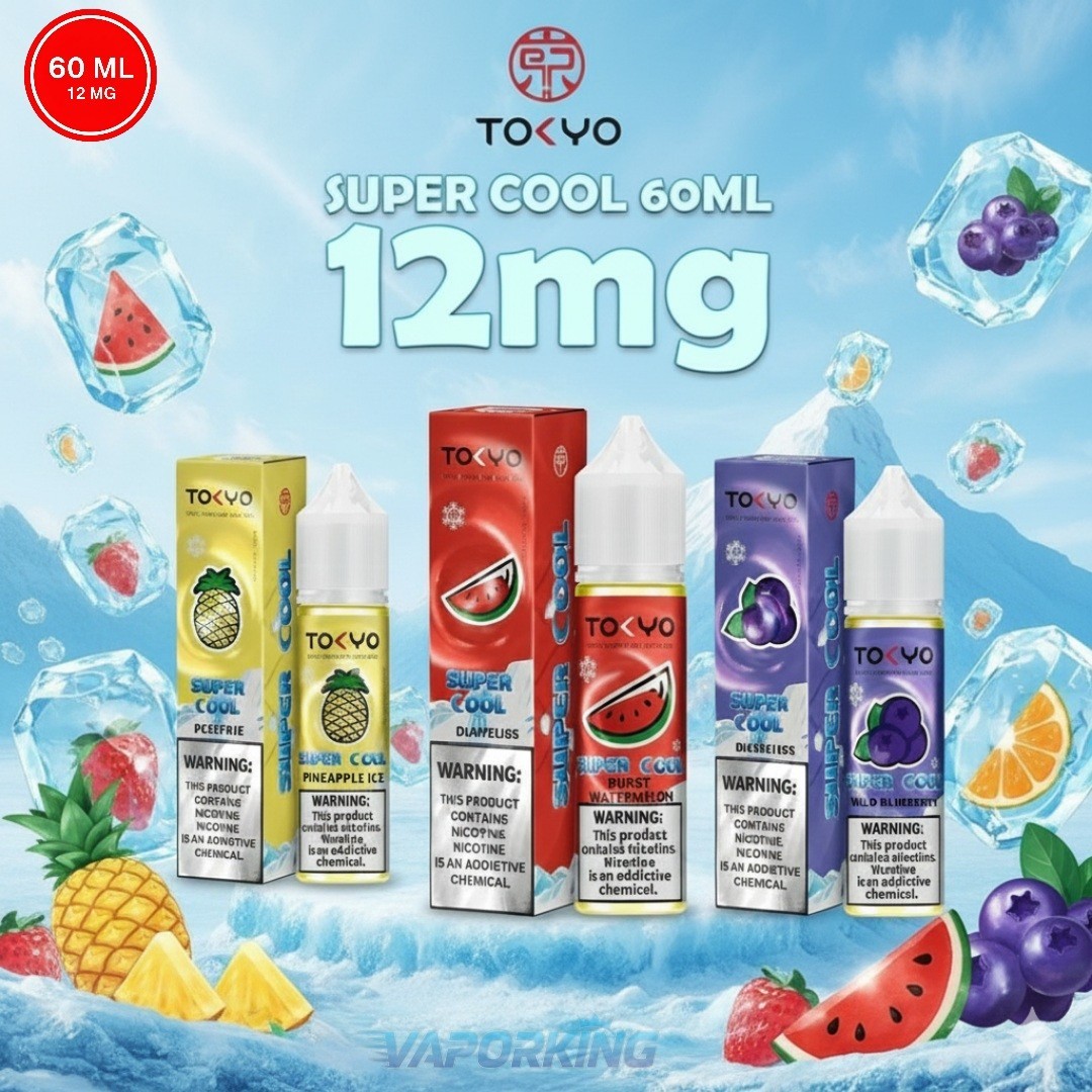 Tokyo-Super-Cool-Series-12mg.jpg Tokyo Super Cool Series 12mg 60ml E-liquid in the UAE - Image 1